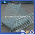 High quality collapsible and stackable wire mesh container